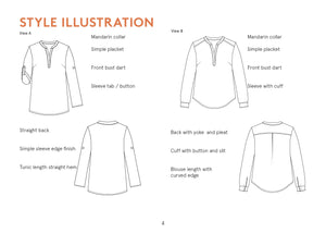 Perfect Tunic - Paper Pattern - Wardrobe By Me