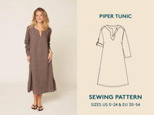 Load image into Gallery viewer, Piper Tunic - Paper Pattern - Wardrobe By Me