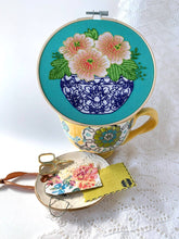 Load image into Gallery viewer, Peony Embroidery Kit
