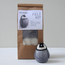Load image into Gallery viewer, Baby Penguin Complete Needle Felting Kit