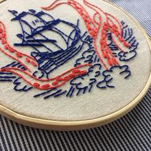 RELEASE THE KRAKEN - COMPLETE EMBROIDERY KIT
