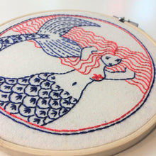 Load image into Gallery viewer, MERMAID HAIR DON&#39;T CARE - COMPLETE EMBROIDERY KIT