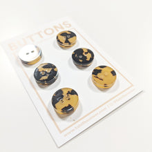 Load image into Gallery viewer, Tortoise Circle Buttons - Small - Copper - 6 pack