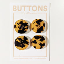 Load image into Gallery viewer, Tortoise Circle Buttons - Large - Copper - 4 Pack