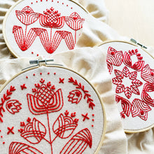 Load image into Gallery viewer, TULIPS IN SYMMETRY - COMPLETE EMBROIDERY KIT