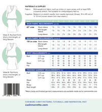 Load image into Gallery viewer, Dartmouth Top (Sizes 12-32) - Paper Pattern