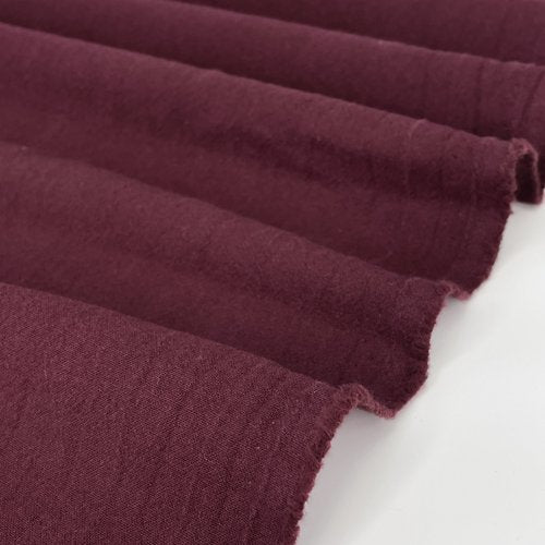Cotton Crepe - 1/2 Meter - Mulberry