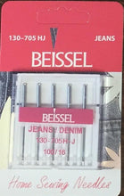 Load image into Gallery viewer, Machine Needles - Jeans/Denim (Beissel)