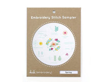Load image into Gallery viewer, SPRING - Embroidery Stitch Sampler
