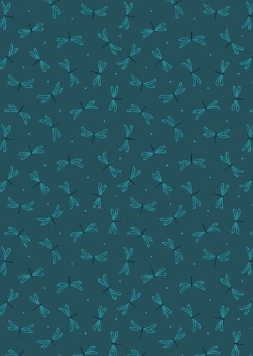 On The Lake - Lewis & Irene - Dragonfly in Dark Teal