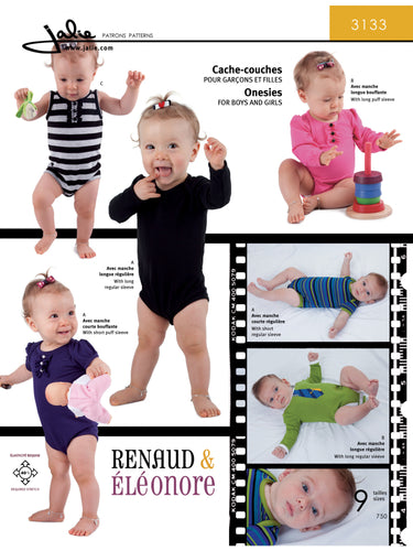 Bodysuits for Babies - Paper Pattern