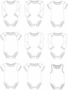 Bodysuits for Babies - Paper Pattern