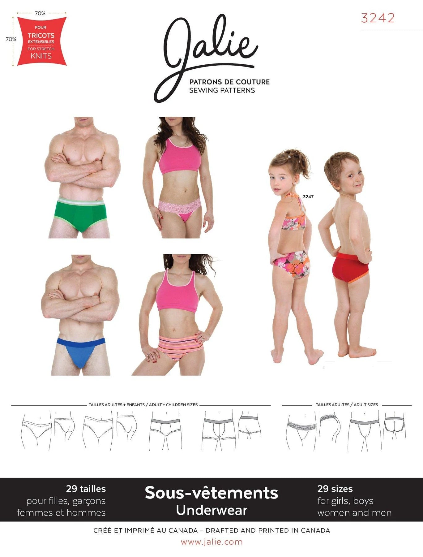 Underwear for Men, Women & Children - Paper Pattern – The