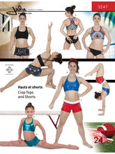 Load image into Gallery viewer, Cropped Tops &amp; Gym Shorts - Paper Pattern