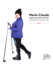 MARIE-CLAUDE Raglan Pullover - Paper Pattern
