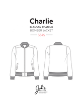 Load image into Gallery viewer, CHARLIE Bomber Jacket - Paper Pattern
