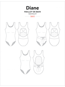 DIANE Tank Swimsuit - Paper Pattern