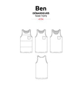 Load image into Gallery viewer, BEN Tank Tops - Paper Pattern