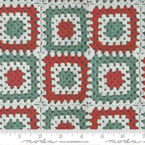 Christmas Faire by Cathe Holden - 1/4 Meter - Crochet - Red/Aqua/White