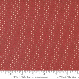 Christmas Faire by Cathe Holden - 1/4 Meter - Dots - Ruby Red