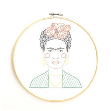 Load image into Gallery viewer, Frida - DIY Embroidery Kit by Gingiber