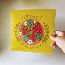 Load image into Gallery viewer, Strawberries Embroidery Kit
