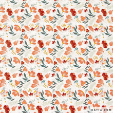 Load image into Gallery viewer, Cotton POPLIN - Katia Fabrics - 1/2 Meter - African Flowers