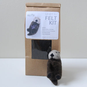 Sea Otter Complete Needle Felting Kit