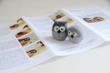 Load image into Gallery viewer, Owls Complete Needle Felting Kit