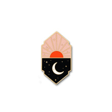 Load image into Gallery viewer, Sun Moon Enamel Pin