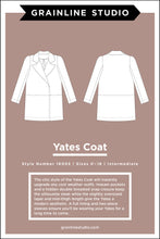 Load image into Gallery viewer, YATES COAT - PAPER PATTERN
