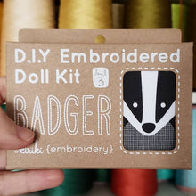 Load image into Gallery viewer, Badger - Embroidery Kit (Level 3)