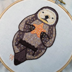 Otter - Embroidery Kit (Level 3)