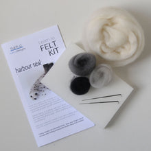 Load image into Gallery viewer, Harbour Seal Complete Needle Felting Kit
