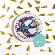 Load image into Gallery viewer, Swallow Embroidery Kit