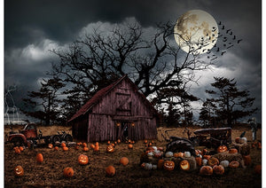 Haunted Hallowe'en Panel - Hoffman - Pumpkin