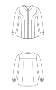 Harrison Shirt (Sizes 12-32) - Paper Pattern