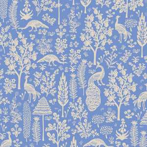 Camont by Rifle Paper Co. - 1/4 Meter - Menagerie Silhouette - Blue