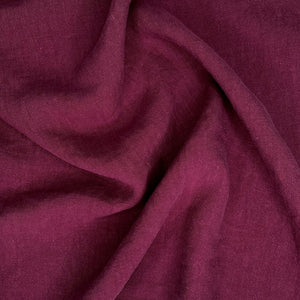 Washed Linen - 1/2 Meter - Currant