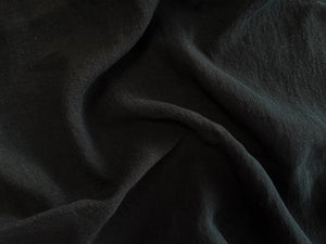 Sahara Linen - 1/2 Meter - Black