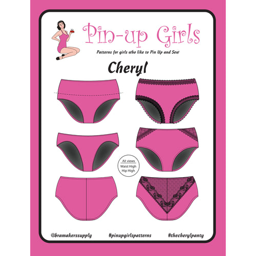 Fun Womens Lingerie / Underwear Clothing Pattern' Women's Pique
