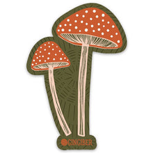 Load image into Gallery viewer, Mushroom Sticker by Gingiber