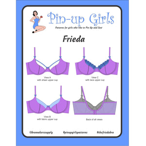 FRIEDA PARTIAL BRA - PAPER PATTERN – The Makehouse Co-op