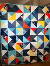 Load image into Gallery viewer, Beginner Quilting Part Two - Half Square Triangles