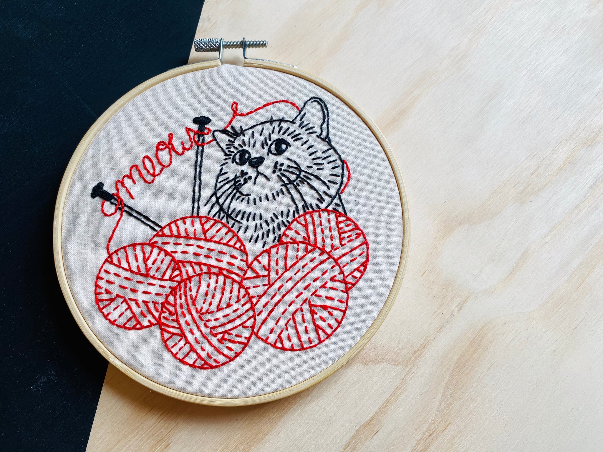 Knitten Kitten Embroidery Kit