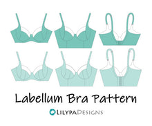 Load image into Gallery viewer, Labellum Bra Pattern (Sizes DD-GG or GG-KK) - Paper Pattern