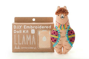 Llama - Embroidery Kit (Level 2)