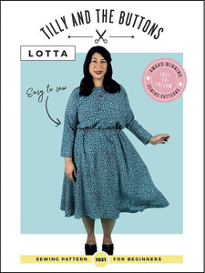 Lotta Dress by Tilly And The Buttons - PAPER PATTERN