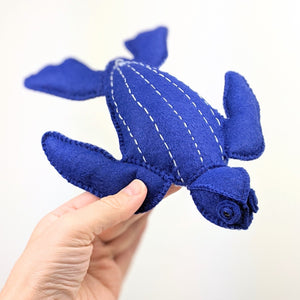 SEA TURTLE - Hand Stitching Felt Kit