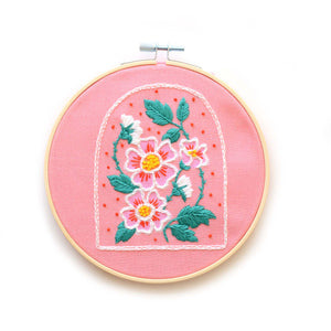 DIY Kit: Roses Embroidery Patch Kit
